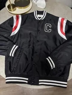 【BTSテテ着用／45万円】CELINE スタジャン サテン ボンバージャケットのサムネイル