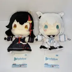 ホロライブ パペットぬいぐるみ 大神ミオ & 白上フブキ セット（バラ売り不可）
