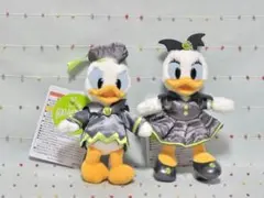 ハロウィーン2025 ドナルド デイジー ぬいぐるみバッジ ディズニーリゾート