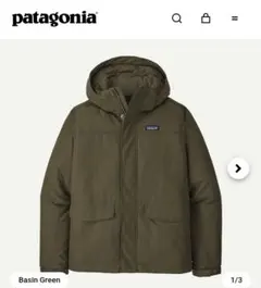 Patagonia イスマスジャケット Basin Green Мサイズ