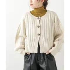 ray cassin 2way ワイドリブニットプルオーバー