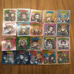 レア２枚含む S1冨岡義勇 S3炭治郎 鬼滅の刃マン2 シール20枚