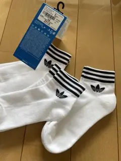 adidas EE1152 ホワイト ソックス 22-24cm アディダス　３足
