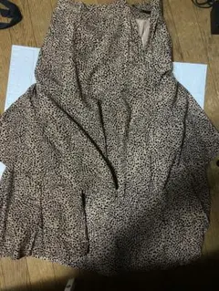 ティアードスカート レオパード ヒョウ柄