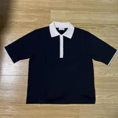 マッキントッシュフィロソフィー バイカラーニットポロ