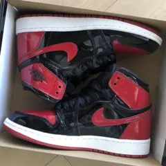 Nike GS Air Jordan 1 High OG Patent Bred