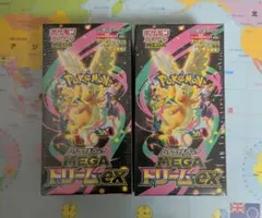シュリンク付き未開封ポケモンカードゲーム MEGA ドリームEX 2BOX