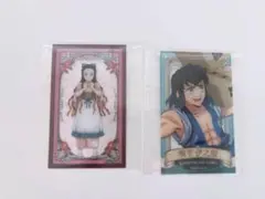 鬼滅の刃アニメイトコラボ　クリアカード 嘴平伊之助、竈門禰豆子