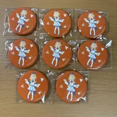 ホロライブ 缶バッジ 不知火フレア　8点セット
