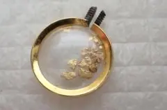 砂金 ペンダントトップ ゴールド ネックレス アクセサリー B1-A - メルカリ