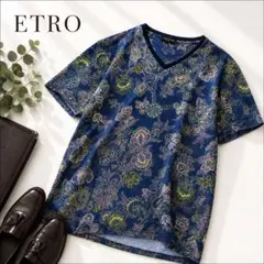ショウロン 様専用⭐️ETRO エトロ　半袖カットソー　Tシャツ　ペイズリー柄のサムネイル
