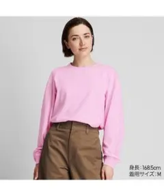 UNIQLO コットンリラックスフィットクルーネックT（長袖）
