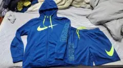 ナイキ　スウェットパーカー　セットアップ　3点セット　ドライフィット