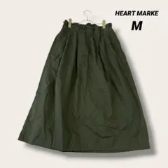 HEART MARKET ハートマーケット ロングスカート フレア　カーキ 綿のサムネイル