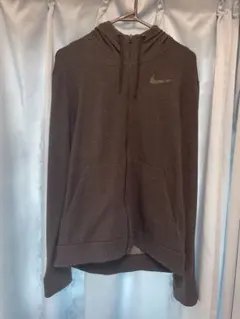 Nike ダークグレー ジップアップパーカー