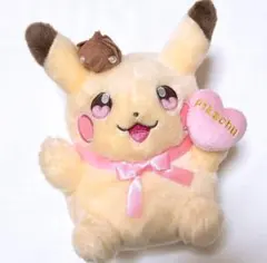 【おまけ付きピカチュウ　ぬいぐるみ　2023バレンタイン　モロゾフ（チョコなし）