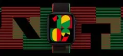 Apple Watch用 Black Unity スポーツループ 45mm