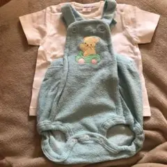 ファミリア　ダルマオールロンパース 半袖シャツ　未使用　70-90 赤ちゃん