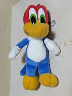 出品3/8迄】USJ ウッディー・ウッドペッカー ぬいぐるみバッジ キーホルダー