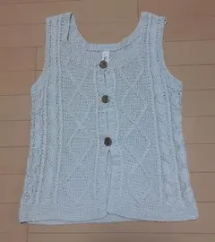 niko and…　ニットベスト アイボリー