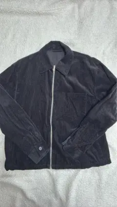 【最終価格⭐︎】GU コーデュロイ ブラック ジャケット XL