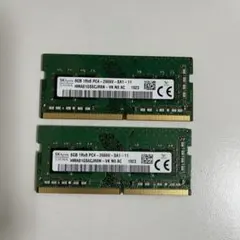 【送料込】 DDR4-2666MHz 8GBx2枚セット SKhynix 8GB 2枚組 PC4-2666V メモリ - メルカリ