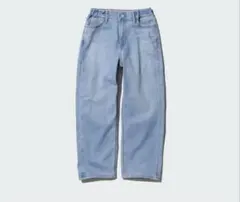 ユニクロ　ワイドジーンズ　ブルー　デニムパンツ　130 未使用