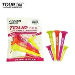 新品 TOUR TEE ツアーティー T-490 5本入り ネオンピンク