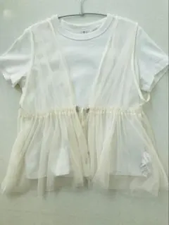 chocol raffine robe チュールベスト エクリュのサムネイル
