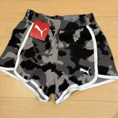 PUMA プーマ ショートパンツ カモフラ 迷彩柄 スポーツウェア 140