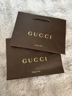 GUCCI ショップ袋 ブラウン