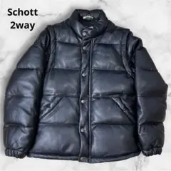 2025年最新】schott レザーダウンベストの人気アイテム - メルカリ