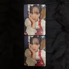 FRUITS ZIPPER 鎮西寿々歌 クリスマス 2024 トレカ 2枚セット