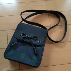 Ralph Lauren チェック柄ショルダーバッグリボン付き未使用