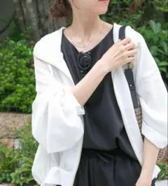 ITEMS URBAN RESEARCH メッシュマウンテンパーカー　ホワイト