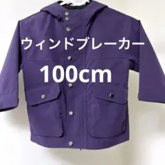 100cm✨️ 春に大活躍︎✿ 紫色 ウィンドブレーカー ポケット付き 防風