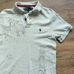ポロバイラルフローレン 限定ネイティブ加工ポロシャツ M