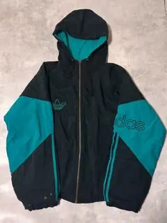 US古着 あのちゃん着用 銀タグ adidas アディダス ナイロンジャケット あのちゃん着用 90s 銀タグ アディダス ナイロンジャケット XL