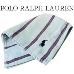 【良品】POLO RALPH LAUREN ハンドタオル ハンカチ ストライプのサムネイル
