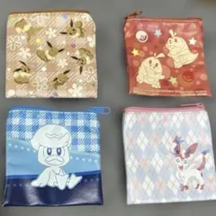 포켓몬 ミニポーチ 4点セット イーブイ クワッス ホゲータ ニンフィア