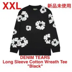 DENIM TEARS L/S Cotton Wreath Tee Black
