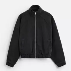 Mサイズ ZARA ウォッシュ加工ジッパージャケット ダークアンソラジット