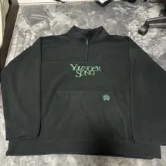 Younger Song ブラック フリース ハーフジップ