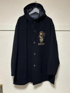 HARDY AMIES ブラック ダッフルコート