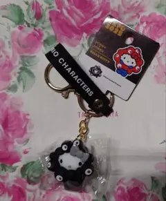 万博黒ミャクミャクハローキティ キーホルダー