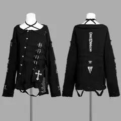 DimMoire ディムモアール Gothic学園ボンテージシャツ/BLACK - メルカリ