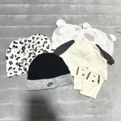 ベビー帽子ミトンセット