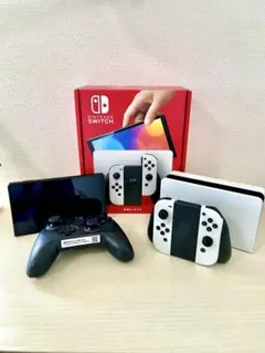 Nintendo Switch 有機ELモデル 本体セット＋プロコン＋ソフト1本