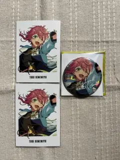 あんスタ 9周年 缶バッジ・ぱしゃっつ3点セット 姫宮桃李