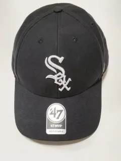 【美品】47BRAND ホワイトソックス '47 MVP キャップ ブラック